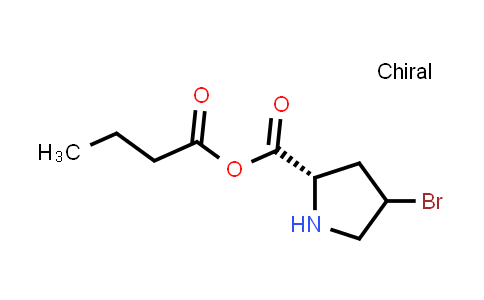 (2S)-4-Bromopyrrolidine-2-carboxylic butyric anhydride