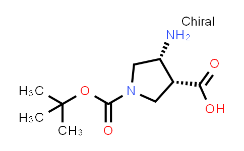 (3R,4R)-4-Amino-1-(tert-butoxycarbonyl)pyrrolidine-3-carboxylic acid