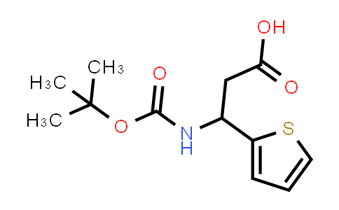 3-((tert-Butoxycarbonyl)amino)-3-(thiophen-2-yl)propanoic acid