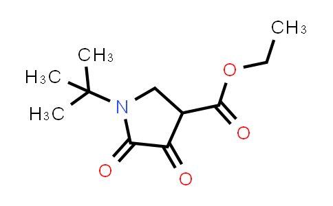 Ethyl 1-(tert-butyl)-4,5-dioxopyrrolidine-3-carboxylate