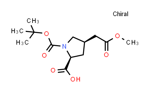 (2S,4R)-1-(Tert-butoxycarbonyl)-4-(2-methoxy-2-oxoethyl)pyrrolidine-2-carboxylic acid