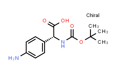 (R)-2-(4-Aminophenyl)-2-((tert-butoxycarbonyl)amino)acetic acid