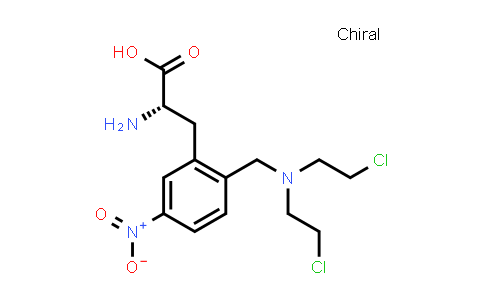 (S)-2-Amino-3-(2-((bis(2-chloroethyl)amino)methyl)-5-nitrophenyl)propanoic acid
