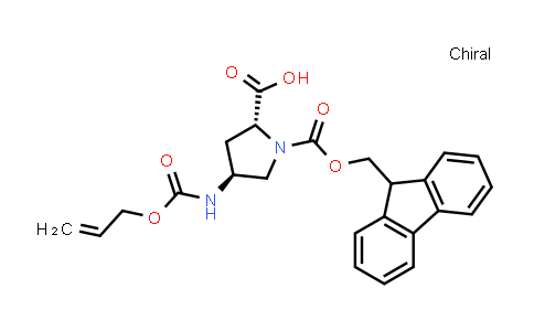 (2R,4S)-4-Alloc-amino-1-Fmoc-Pyrrolidine-2-carboxylic acid