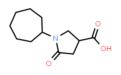 1-Cycloheptyl-5-oxopyrrolidine-3-carboxylic acid