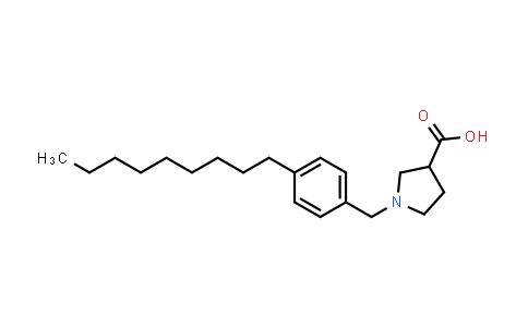 1-(4-Nonylbenzyl)pyrrolidine-3-carboxylic acid