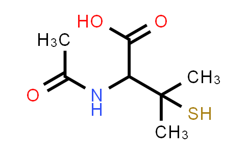 2-Acetamido-3-mercapto-3-methylbutanoic acid