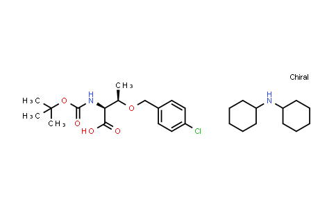 Dicyclohexylamine (2S,3R)-2-((tert-butoxycarbonyl)amino)-3-((4-chlorobenzyl)oxy)butanoate