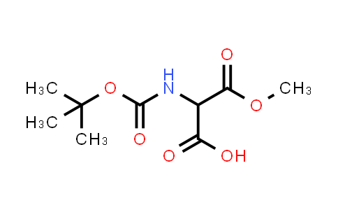 2-((tert-Butoxycarbonyl)amino)-3-methoxy-3-oxopropanoic acid
