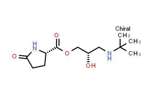 (S)-(S)-3-(tert-Butylamino)-2-hydroxypropyl 5-oxopyrrolidine-2-carboxylate