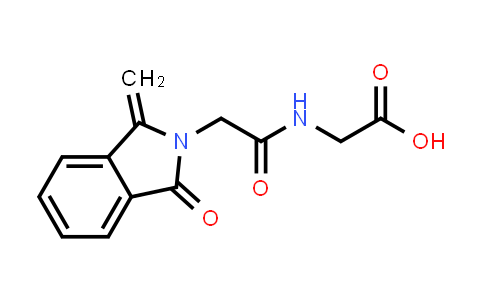 2-(2-(1-Methylene-3-oxoisoindolin-2-yl)acetamido)acetic acid
