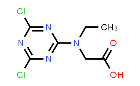 2-((4,6-Dichloro-1,3,5-triazin-2-yl)(ethyl)amino)acetic acid
