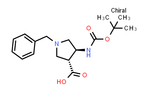trans-1-Benzyl-4-((tert-butoxycarbonyl)amino)pyrrolidine-3-carboxylic acid