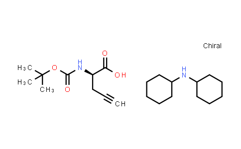 Dicyclohexylamine (R)-2-((tert-butoxycarbonyl)amino)pent-4-ynoate