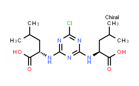 (2S,2'S)-2,2'-((6-Chloro-1,3,5-triazine-2,4-diyl)bis(azanediyl))bis(4-methylpentanoic acid)