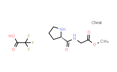 (S)-Methyl 2-(pyrrolidine-2-carboxamido)acetate 2,2,2-trifluoroacetate