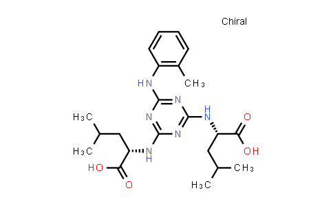 (2S,2'S)-2,2'-((6-(o-Tolylamino)-1,3,5-triazine-2,4-diyl)bis(azanediyl))bis(4-methylpentanoic acid)