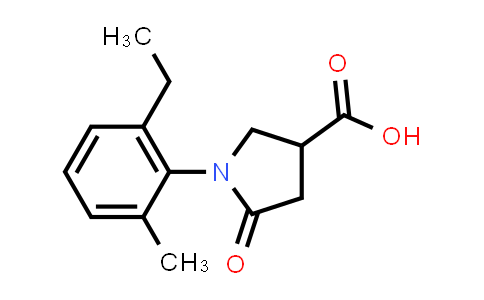 1-(2-Ethyl-6-methylphenyl)-5-oxopyrrolidine-3-carboxylic acid