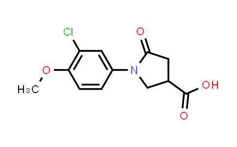 1-(3-Chloro-4-methoxyphenyl)-5-oxopyrrolidine-3-carboxylic acid