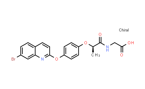 (R)-2-(2-(4-((7-Bromoquinolin-2-yl)oxy)phenoxy)propanamido)acetic acid