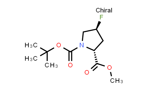 (2R,4S)-1-tert-Butyl 2-methyl 4-fluoropyrrolidine-1,2-dicarboxylate