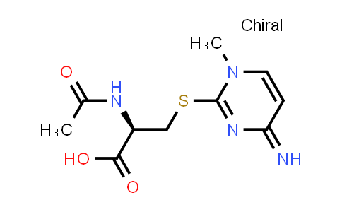 (R)-2-Acetamido-3-((4-imino-1-methyl-1,4-dihydropyrimidin-2-yl)thio)propanoic acid