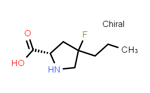 (2S)-4-Fluoro-4-propylpyrrolidine-2-carboxylic acid