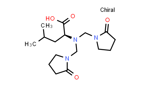 (S)-2-(Bis((2-oxopyrrolidin-1-yl)methyl)amino)-4-methylpentanoic acid