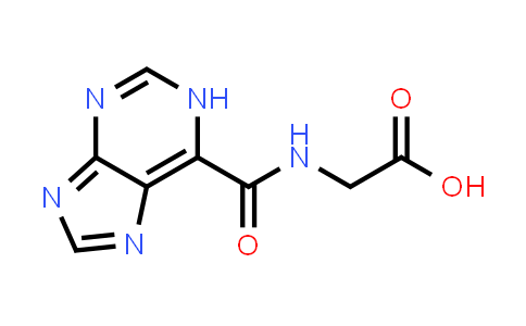 2-(1H-Purine-6-carboxamido)acetic acid