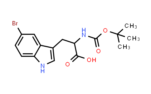 3-(5-Bromo-1H-indol-3-yl)-2-((tert-butoxycarbonyl)amino)propanoic acid