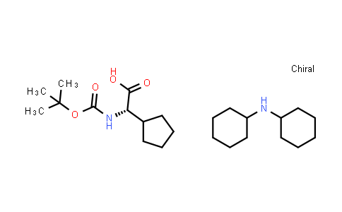 Dicyclohexylamine (S)-2-((tert-butoxycarbonyl)amino)-2-cyclopentylacetate