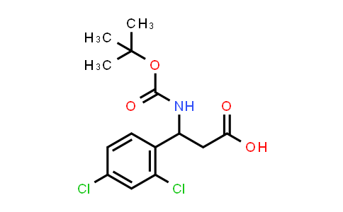3-((tert-Butoxycarbonyl)amino)-3-(2,4-dichlorophenyl)propanoic acid