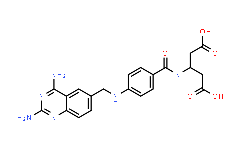 3-(4-(((2,4-Diaminoquinazolin-6-yl)methyl)amino)benzamido)pentanedioic acid