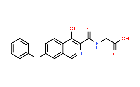 2-(4-Hydroxy-7-phenoxyisoquinoline-3-carboxamido)acetic acid