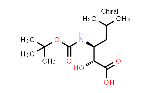 (2R,3S)-3-((tert-Butoxycarbonyl)amino)-2-hydroxy-5-methylhexanoic acid
