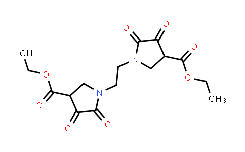 Diethyl 1,1'-(ethane-1,2-diyl)bis(4,5-dioxopyrrolidine-3-carboxylate)