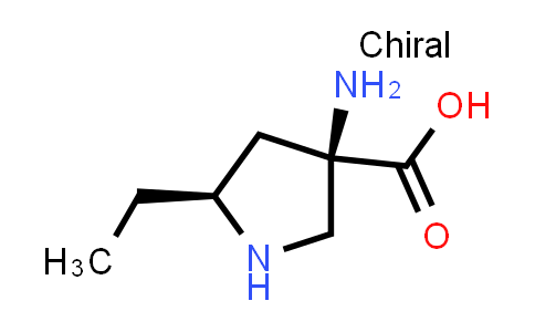 (3R,5S)-3-Amino-5-ethylpyrrolidine-3-carboxylic acid