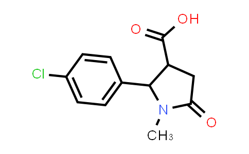 2-(4-Chlorophenyl)-1-methyl-5-oxopyrrolidine-3-carboxylic acid