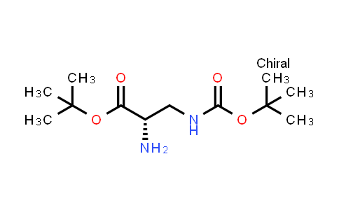 (S)-tert-Butyl 2-amino-3-((tert-butoxycarbonyl)amino)propanoate