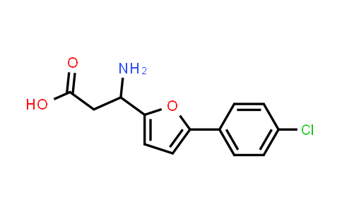 3-Amino-3-(5-(4-chlorophenyl)furan-2-yl)propanoic acid