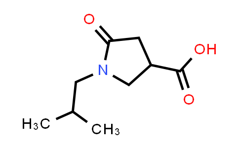 1-Isobutyl-5-oxopyrrolidine-3-carboxylic acid