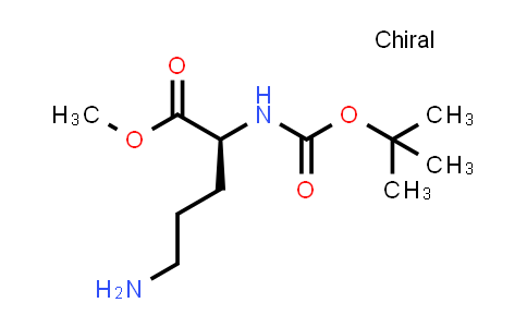 (S)-Methyl 5-amino-2-((tert-butoxycarbonyl)amino)pentanoate