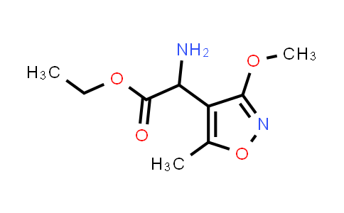 Ethyl 2-amino-2-(3-methoxy-5-methylisoxazol-4-yl)acetate