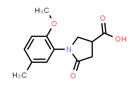 1-(2-Methoxy-5-methylphenyl)-5-oxopyrrolidine-3-carboxylic acid