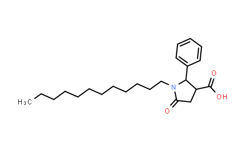 1-Dodecyl-5-oxo-2-phenylpyrrolidine-3-carboxylic acid