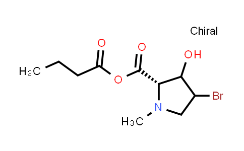 (2S)-4-Bromo-3-hydroxy-1-methylpyrrolidine-2-carboxylic butyric anhydride