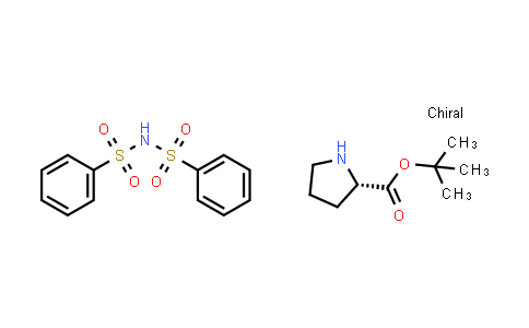 (S)-tert-Butyl pyrrolidine-2-carboxylate compound with N-(phenylsulfonyl)benzenesulfonamide (1:1)