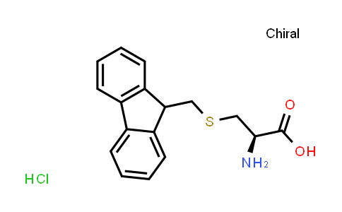 (R)-3-(((9H-Fluoren-9-yl)methyl)thio)-2-aminopropanoic acid hydrochloride