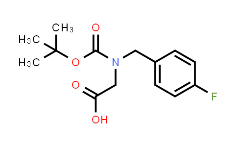 2-((tert-Butoxycarbonyl)(4-fluorobenzyl)amino)acetic acid