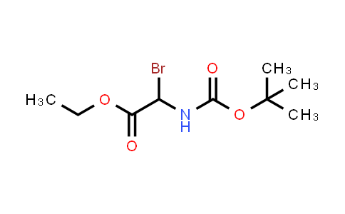 Ethyl 2-bromo-2-((tert-butoxycarbonyl)amino)acetate